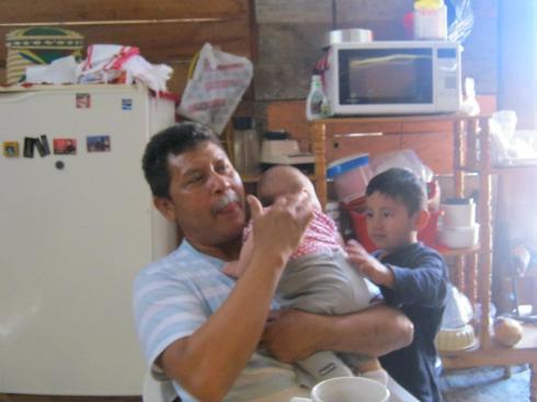 abuelo and emmanueal, lucia's neighbor/big brother