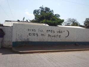 beautifully  melodramatic poetry on the street