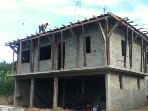 under construction... our house and the in-law quarters