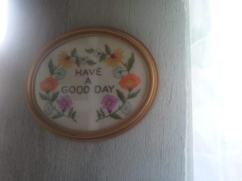 a gift from my Aunt Julia, made by my Nonna